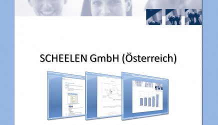 Scheelen GmbH (Österreich) – Applikationen, Grafikdesign, Präsentationen